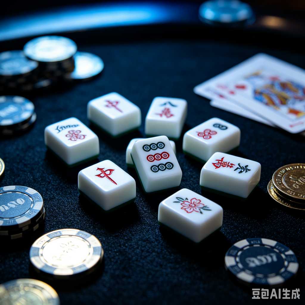 black crystal mahjong tiles