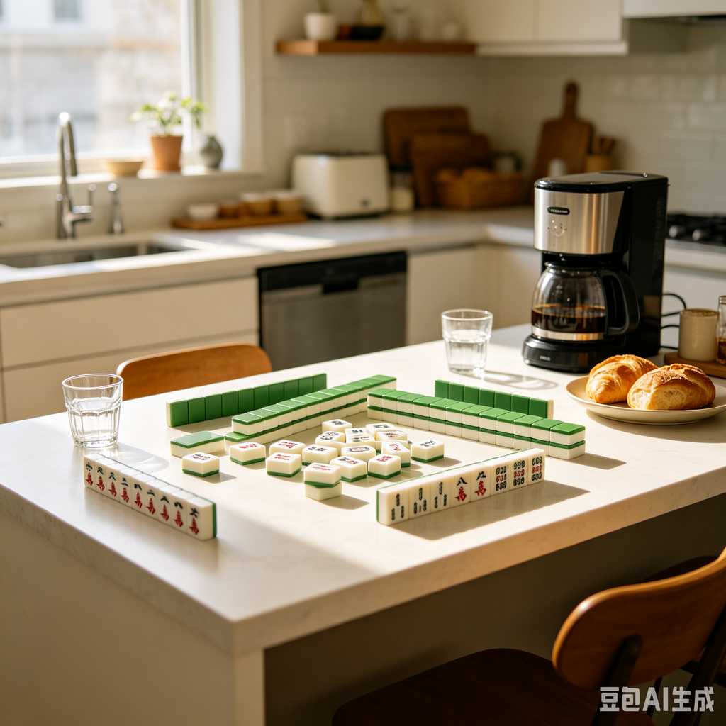 pastel color mahjong tiles