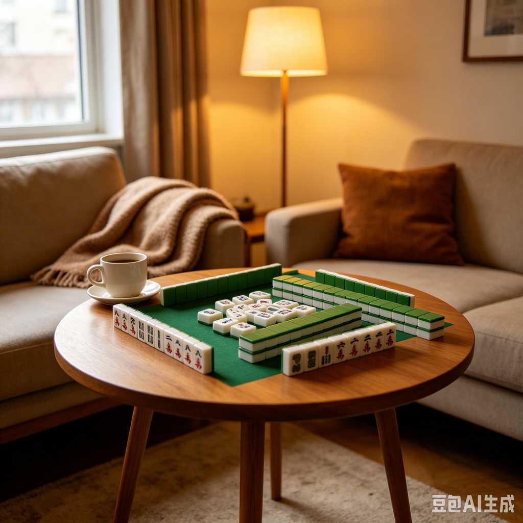 bright print mahjong tiles