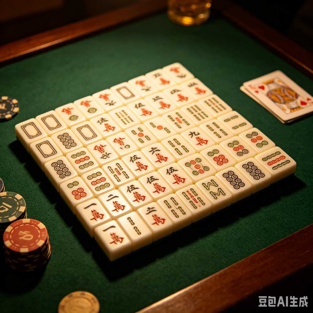 high resolution mahjong tiles print